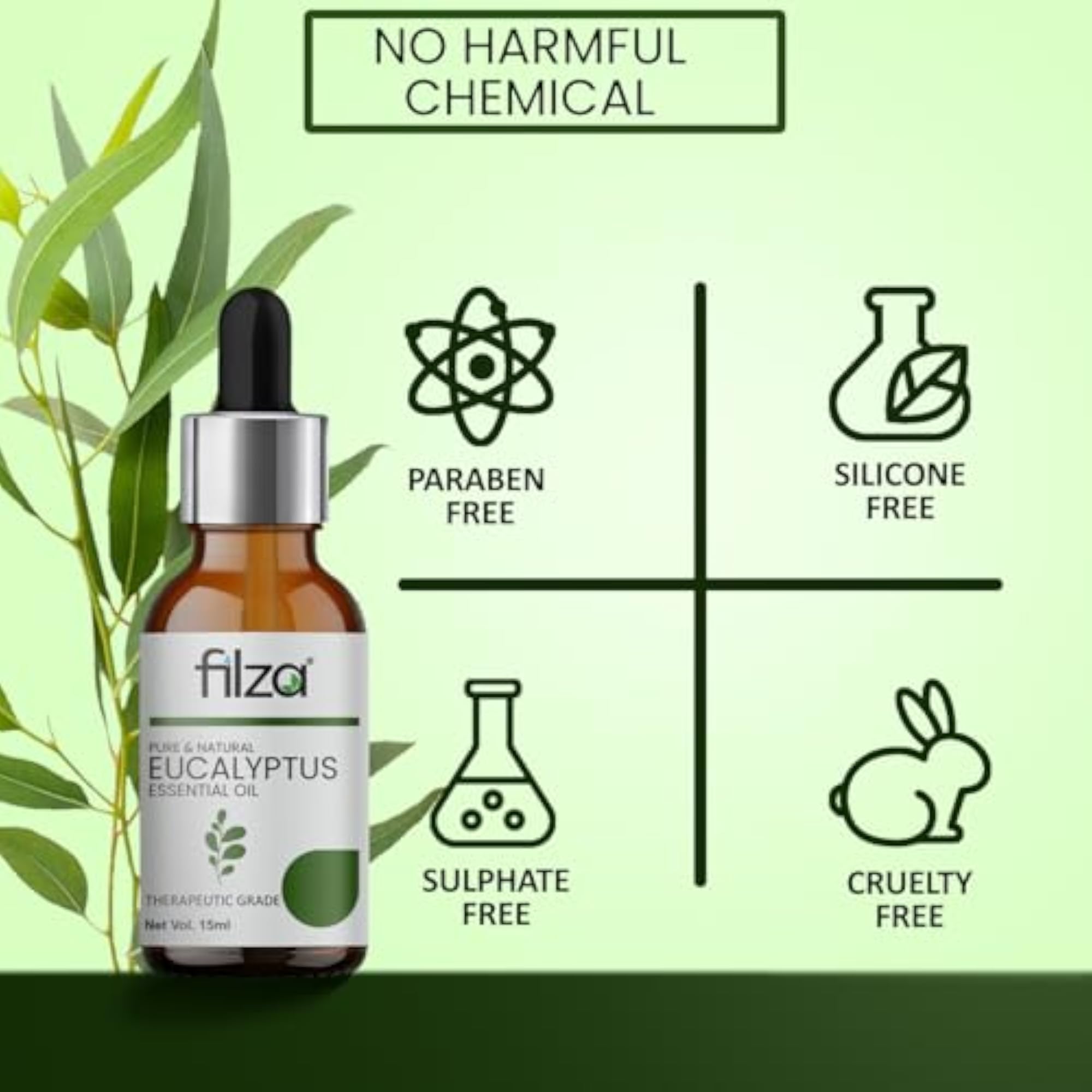 Eucalyptus Essential Oil 30 ml for Skin Care & Aromatherapy